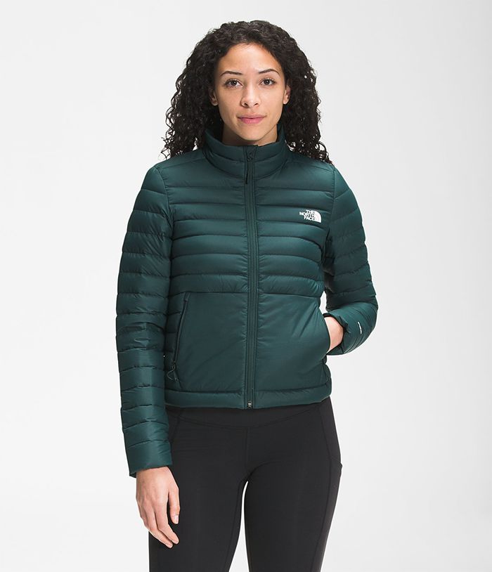 Plumifero The North Face Mujer Verde Oscuro Oliva Stretch Seasonal 82419LMNV